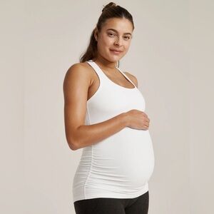 Beyond Yoga Spacedye Bases Covered Maternity Tank size M cloud white